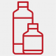 Icon that shows material bottles