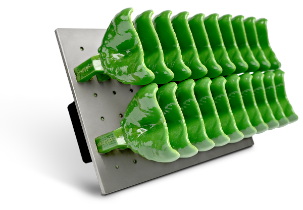 Impression Trays on the D50+ build platform